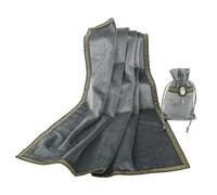 BLESSUME Nappe de cartes de tarot d'autel avec sac de tarot, velours Wicca de divination Nappe