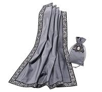 BLESSUME Nappe de Tarot avec Sac Nappe d'autel Wicca carrée en Velours