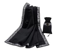 BLESSUME Nappe de Tarot avec Sac Nappe d'autel Wicca carrée en Velours