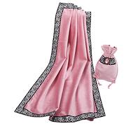 BLESSUME Nappe de Tarot avec Sac Nappe d'autel Wicca carrée en Velours