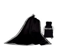 BLESSUME Nappe de Tarot avec Sac Nappe d'autel Wicca carrée en Velours, Taille Unique