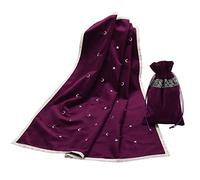 BLESSUME Nappe pour Carte de Tarot d'autel avec Sac de Tarot en Velours Wicca