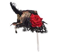 BLESSUME Pince à Cheveux Steampunk pour Femmes Décoration d'engrenages Accessoires Cosplay 1pc (B)