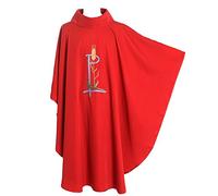 BLESSUME Prêtre Chasuble catholique Église Oiseau Blé Brodé Vêtements