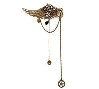 BLESSUME Steampunk Chaîne à Glands Pince à Cheveux Punk Cosplay Accessoires de tête 1pc (1)