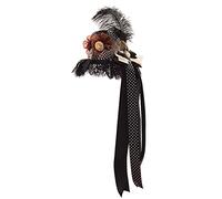 BLESSUME Steampunk Gothique Mini Haut Chapeau Femme Cheveux Agrafe (D)