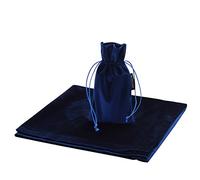BLESSUME Tarot Divination Table Tissu et Poche (Bleu)