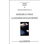 Blessures au visage la douzième bataille d'Isonzo Howard Barker (Auteur)