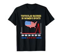 Blessures testiculaires dans le sport féminin Satire politique T-Shirt