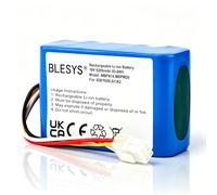 BLESYS Batterie de rechange MBPM20 18 V 5200 mAh pour robot tondeuse - Batterie Li-ion compatible avec MOVA 600/1000, ViAX 250/500 et LiDAX Ultra 800/1200/1600