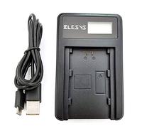 BLESYS Chargeur USB pour Sony NP-FV50A NP-FV70A NP-FV100A Adaptateur Mural USB, Chargeur Auto USB, Banque d'alimentation 5 V, Ports USB pour Ordinateurs Portables