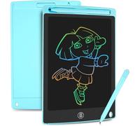 (Bleu) 1 Piece Colour Lcd Writing Board, 8.5"" Drawing Board Graphic Board Key Lock Handwriting Doodle Drawing Board Children's Toys Boy's And Girl's Gift