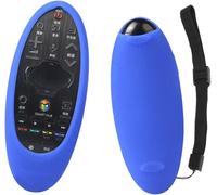 (Bleu) 1pc Samsung Remote Control Case BN59-01181B BN59-01182B Samsung Remote Control Case Anti-skid Silicone Case Anti-scratch Shockproof
