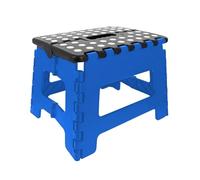 Venteo – Marche-pied pliant 25 cm – Antidérapant – Résiste jusqu'à 150 kg – Bleu