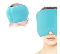 Bleu 400g Migraine Cap Bonnet Masque Migraine Headache Couche double Gel Bonnet Migraine Relief Cap Réutilisable Masque Migraine Céphalées Masque Migraine Relief Bonnet Anti Migraine Anti Stress