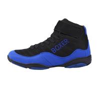 Bleu,43, Chaussures de Boxe Chaussures d'entraînement aux Arts Martiaux Chaussures de Sport Chaussures de compétition pour Hommes Femmes Chaussures de Lutte