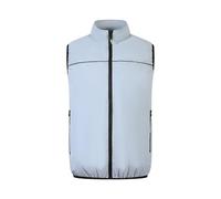,Bleu,4XL,Gilet de Refroidissement d'été avec 2 Ventilateurs, Veste ventilée Japonaise, Veste d'extérieur climatisée Portable pour Hommes