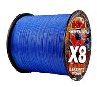 (bleu, 78lb) Ligne de pêche 300m 8 brins X8 Multifilament tressé Pe Strong pour la pêche à la carpe aux leurres 18lb 22lb 31lb 39lb 43lb 52lb 61lb
