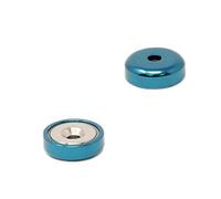 Bleu A Type Aimant en Pot Néodyme Pour Les Arts, L'Artisanat, la Fabrication de Modèles - 16mm dia