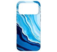 Bleu Abstrait dégradé dégradé Moderne Art Design Style Coque pour iPhone 17 Pro Max