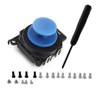 Bleu analogique 3d Button Joystick Stick Interrupteur à bascule avec capuchon pour Sony PSP 2000 2001 + 19 Vis + outil