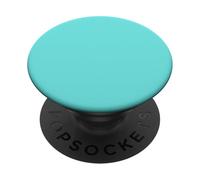 Bleu Aqua Frais Calme Minimaliste Doux Propre Moderne Couleur Unie PopSockets PopGrip Adhésif