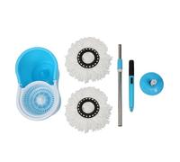 BLEU - Balai rotatif Tournant Essorage 360° Mop seau et essoreuse