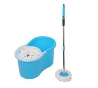Bleu Balai Serpillière Rotatif Tournant Essorage 360° Magic Spin Mop