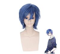 Bleu blanc mélange court Shaggy couches moelleux cheveux synthétiques Uta no Prince sama Tokiya Ichinose Cosplay Costume perruques