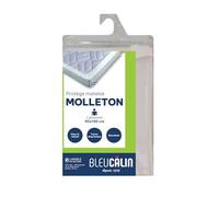 Bleu Câlin Alèse Protège-Matelas pour Lit 90x190 cm, Molleton 100% Coton, Forme Drap Housse, Blanc