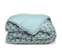 Bleu Câlin Couette imprimée Élégante 350g/m2 - Chaude et Douce - Utilisation sans Housse - 140x200cm