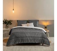 Bleu Câlin Couette imprimée La Chaleureuse 400gr/m2 - Chaude et Douce - Utilisation sans Housse - 220x240cm
