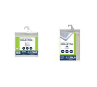 Bleu Câlin Lot Alèse Protège-Matelas pour Lit 140x190 cm, Forme Drap Housse + 2 Protège-Oreillers 60x60 cm - Molleton 70% Coton/30% Polyester
