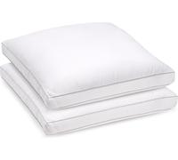 Bleu Calin Lot de 2 oreillers 65x65cm Souples Sensation Duvet Premium Gonflants