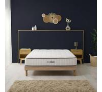 Bleu Câlin Matelas 140x190cm - Ressorts Ensachés - Mousse mémoire de Forme - Confort Ferme - Epaisseur 23cm - Ideal