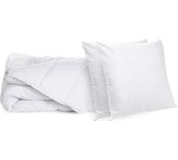 Bleu Calin Pack Couette légère 220x240 + 2 Oreillers 60x60cm Anti-transpiration
