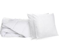 Bleu Calin Pack Couette légère 240x260 + 2 Oreillers 60x60cm Anti-transpiration