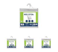 Bleu Câlin Protège Oreiller Molleton 100% Coton PTA Lea, 60x60 cm (Lot de 4)