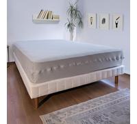 Bleu Câlin Rénove Matelas Élastique, Protège-Matelas Extensible, Housse integrale avec Fermeture à glissière, Alèse 2 Personnes, 140x190 cm