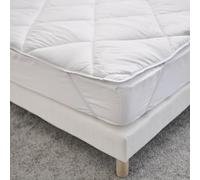 Bleu Câlin Sur-Matelas de Confort Anti-Transpiration TopCool Blanc 90x190 cm SBOB40
