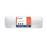 Bleu Calin Traversin Gonflant Alaska Confort Premium, 180 cm, Enveloppe 100% Coton, Blanc