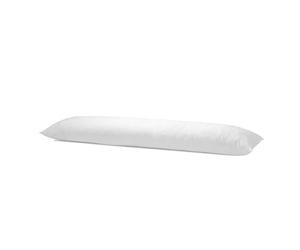 Bleu Calin Traversin Plat Memofill, Barrettes mousse à Mémoire de Forme et Fibre Polyester, Maintien Optimal des Cervicales, Blanc - 140 x 40 cm