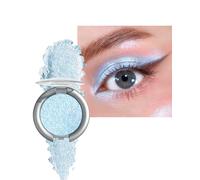 Bleu Chameleon Fard a Paupiere Paillette, Fard a Paupiere Crème Scintillant Holographique, Longue Durée Waterproof, Métallique Fards à Paupières, Glitter Eyeshadow Highlighter, Maquillage Femme-02