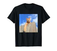 Bleu ciel et thé tigre cat_001 T-Shirt