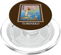 Bleu ciel et thé tigre cat_002 PopSockets PopGrip pour MagSafe