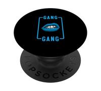 Bleu Color Gang-x2 Blue Graphic PopSockets PopGrip Adhésif