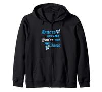 Bleu Color Haters Act Like They Don't Know Blue Graphic Sweat à Capuche