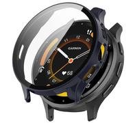 (Bleu) Coque de montre anti-rayures Garmin Venu 3 avec protection d'écran