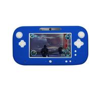 Bleu Coque De Protection Complète En Caoutchouc Et Silicone Souple Pour La Manette De Jeu Nintendo Wii U, Étui En Gel, Ultra