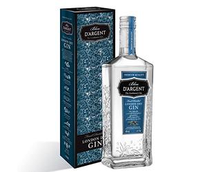 Bleu d'Argent - London Dry Gin - Coffret avec bouteille et étui cadeau (1 x 0.70 L)